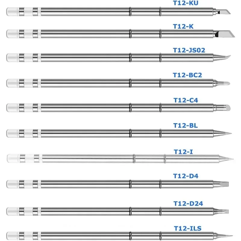 T12 K Series Soldering Iron Tips T12-K KU KF KL KR Series Are Suitable For Hakko FX951 Soldering Repair Soldering Iron Tips