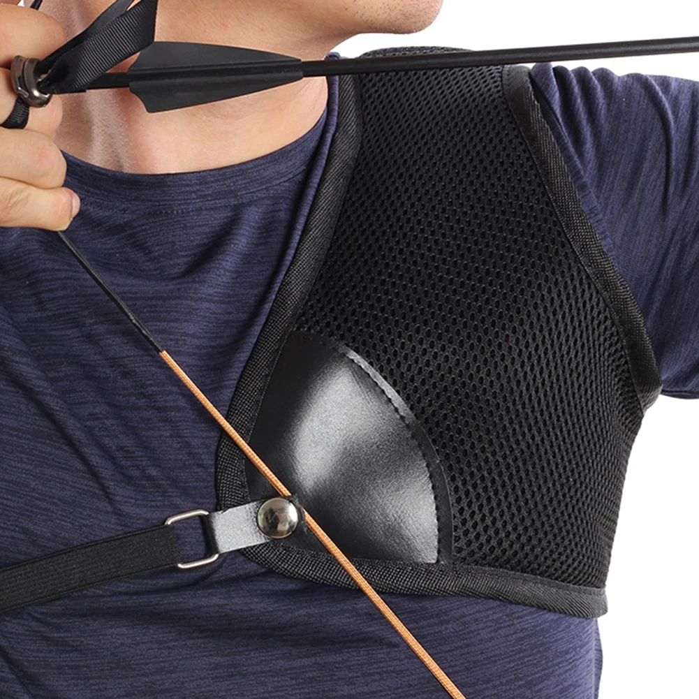 Chest Harness for Fitness Training Adjustable Elastic Shoulder Straps Nylon Material Mesh Ventilation One Size