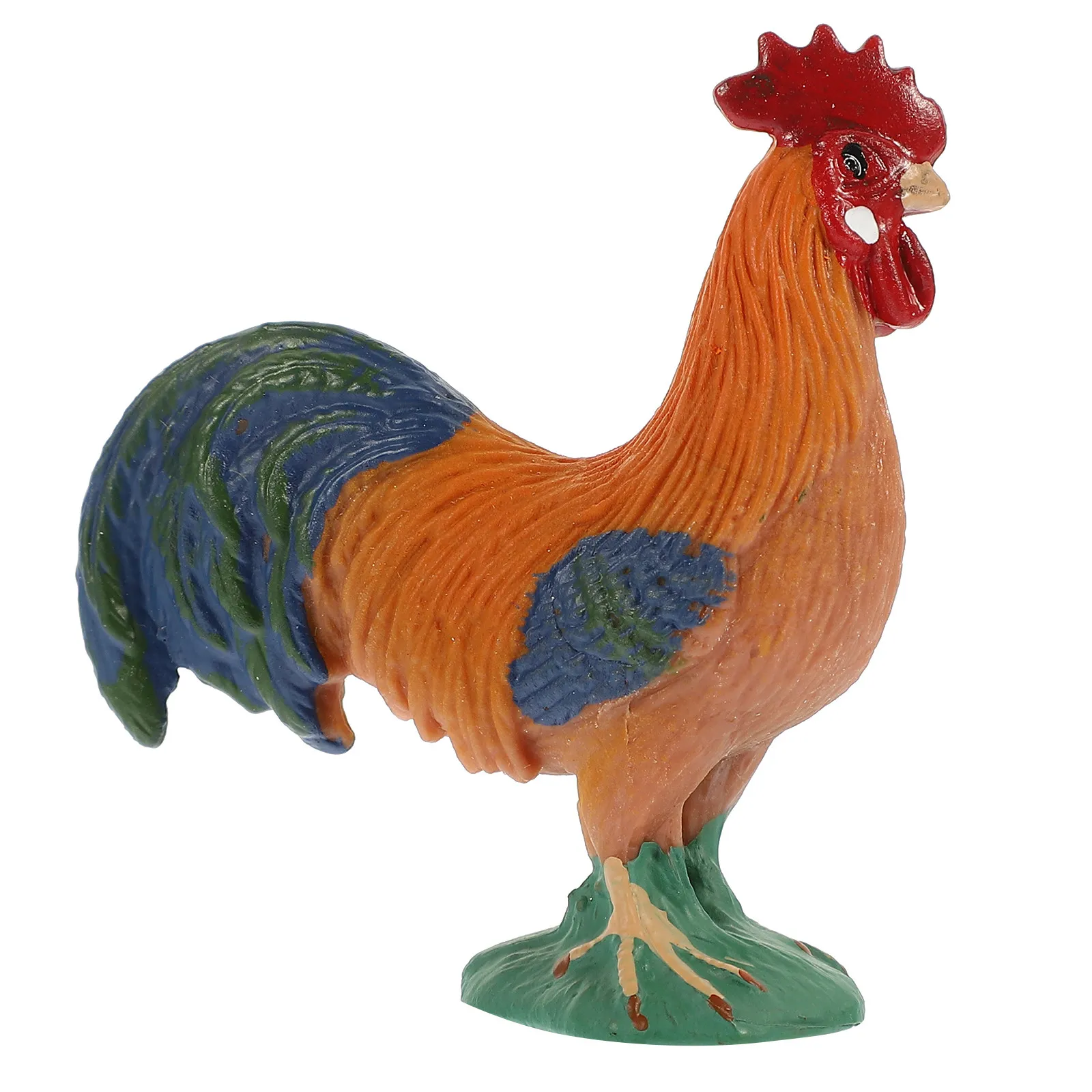 

Rooster Poultry Emulation Decor Lifelike Static Simulation Creative Farming Ornament Yard Outdoor Garden Sculpture Home