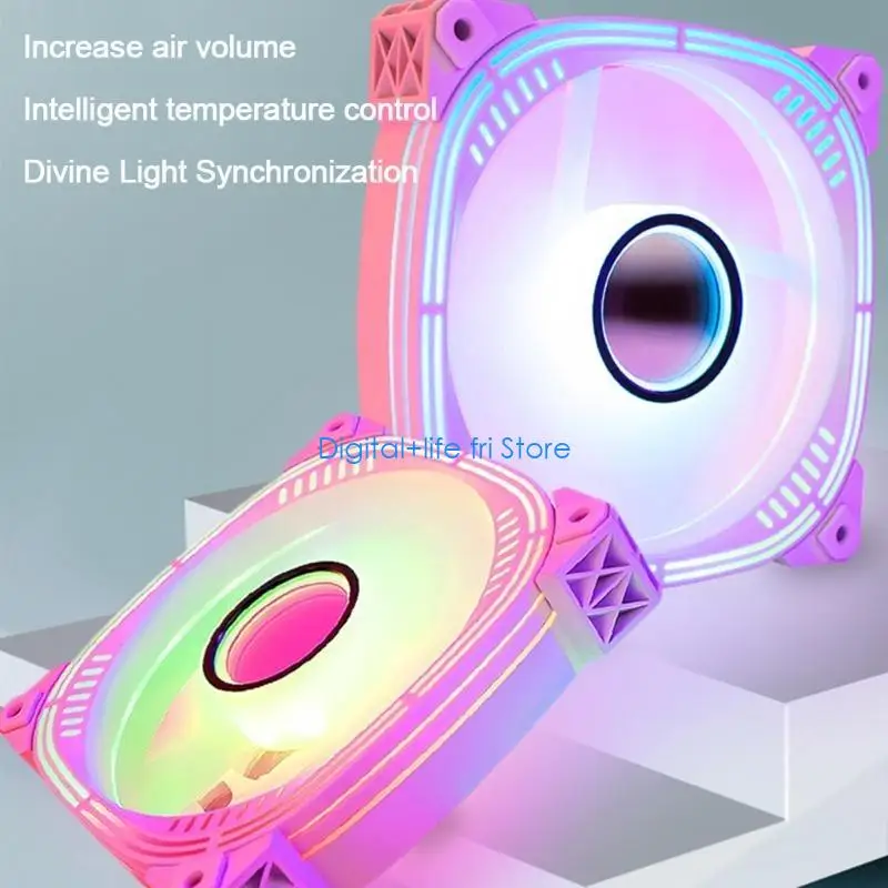 

E06D 120mm BTC Mining Machine High Speed Large Air Volume 5V Two Ball Bearing Chassis Workstation Cabinet Server Cooling Fan