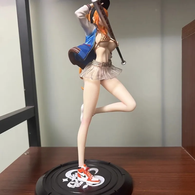 One Piece Boa Hancock Nico Robin Nami Anime Figure Sexy Beautiful Girl Manga Statue18cm Action Figurine Collectible Model Toys