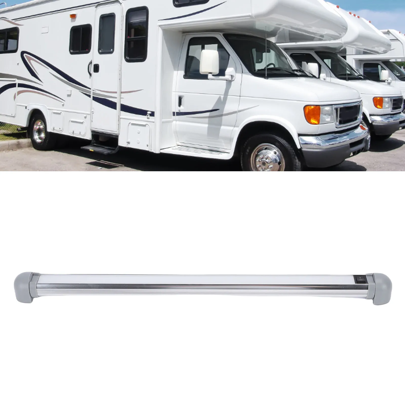 

RV Exterior Porch LED Light RV LED Awning Porch Light 180° Rotatable Multifunctional RV Exterior Porch LED Light for Tractors