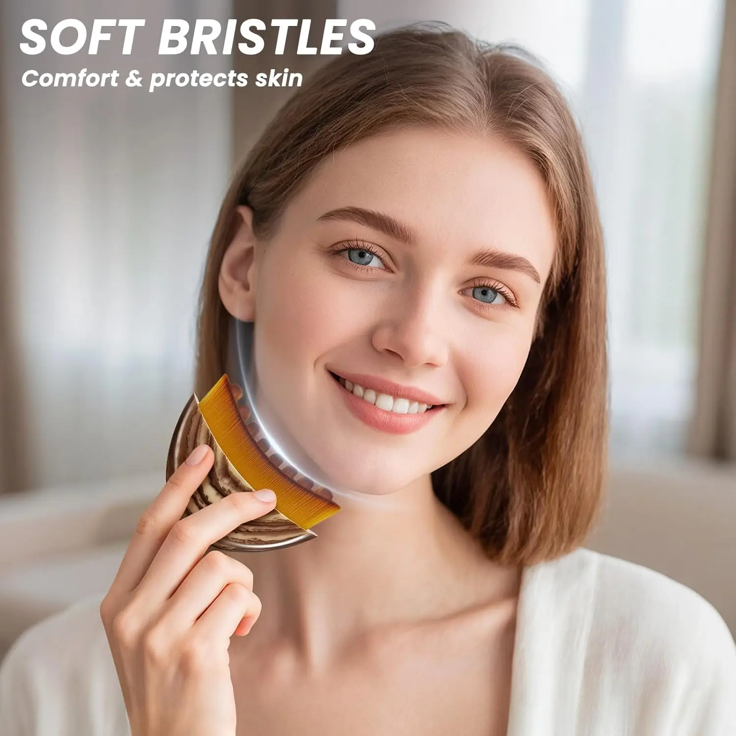 Brosse pour le visage, Contour lymphatique, brossage à sec, masseur de Drainage lymphatique pour le visage, menton, ligne de mâchoire, outil de sculpture de beauté