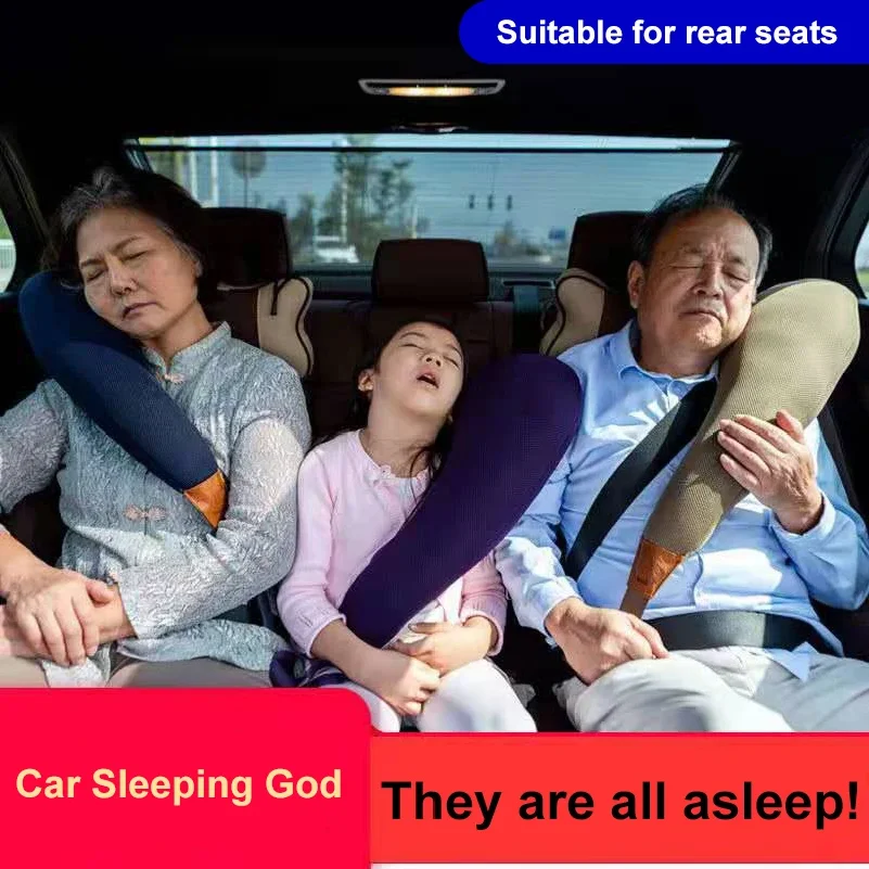 Car Sleeping God for Children's Sleeping Pillow, Universal Neck Pillow, U-shaped Throw Pillow for Car Travel, Creative