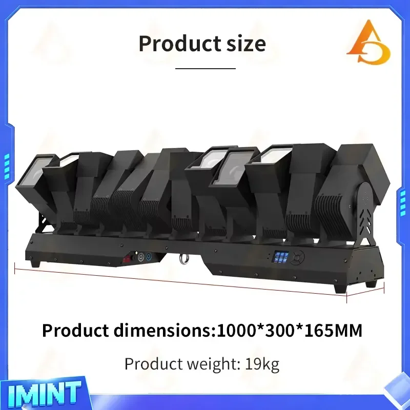 Professional 12X60W LED Moving Head Zoom Light RGBW Bar Matrix Beam Linear Stage Effect Lighting For DJ Disco Club Party view 6