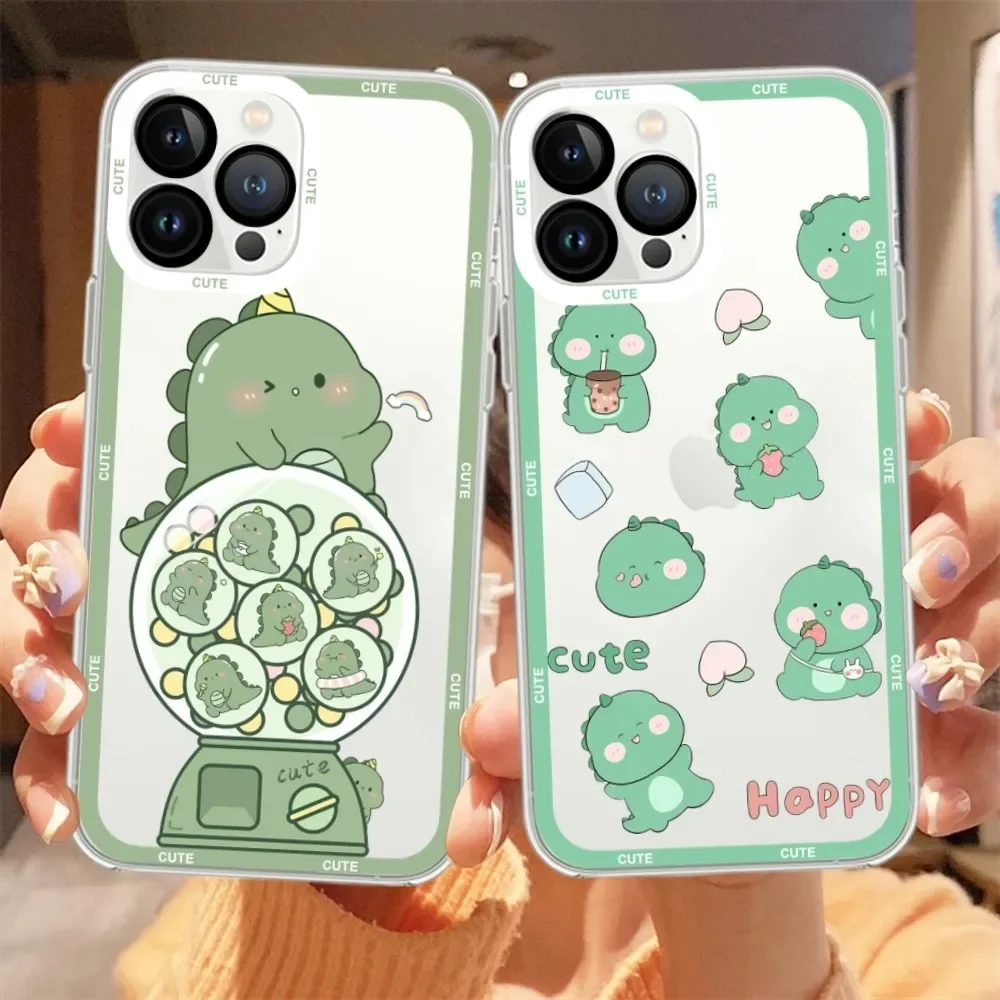 Dinosaur cute cartoon Phone Case  For iPhone 13 14 12 11 Pro Max X XR XS Max