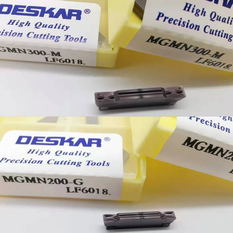 DESKAR MGMN200 G LF6018 MGMN300-T 300-H MGMN400-T MGMN400-H MGMN500 CNC Lathe Turning Carbide Insert for Stainless Steel