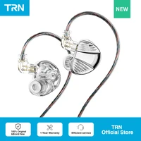 Auriculares TRN V10 PRO 2BA+2DD Controlador dinámico dual y auriculares intrauditivos híbridos de armadura balanceada dual