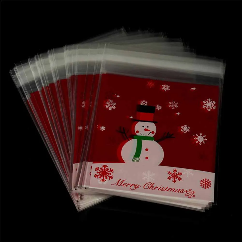 

200 Pcs/Package Packing Bag Christmas Candy Egg Yolk Gifts Packaging Bags for Cookies