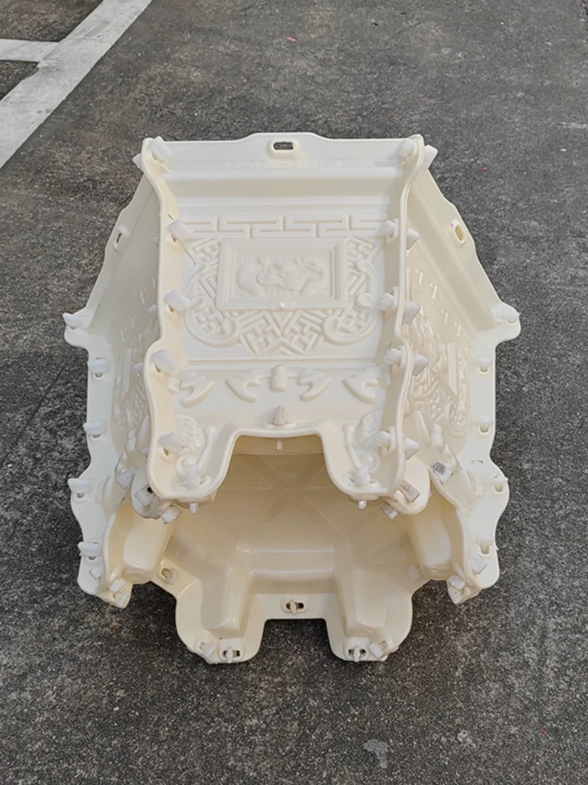 Liuding flower pot mold cement products homemade model plastic mold landscaping flower planting DIY flower box template