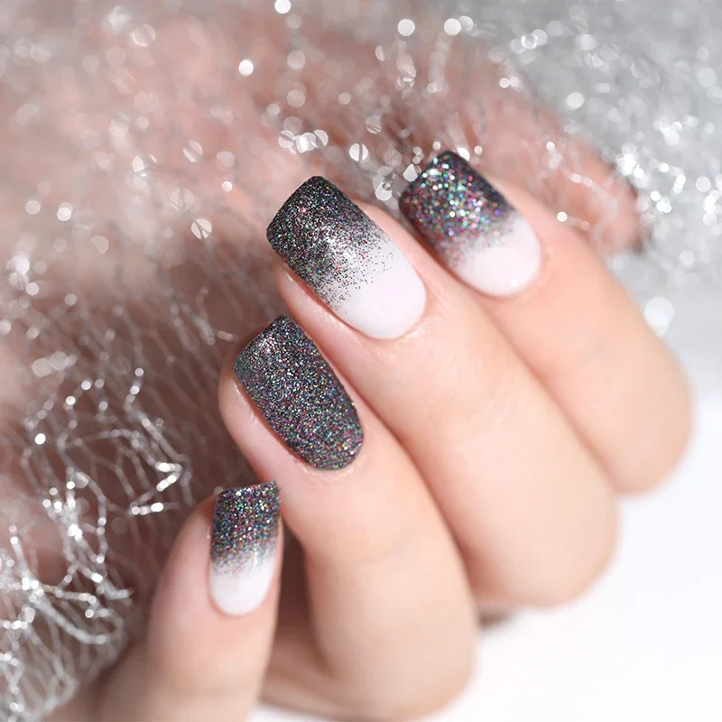 Doos Nagelsuiker Poeder Glitter Iriserend Nagel Pigment Stof Haar Wol Nail Art Decoratie Accessoire