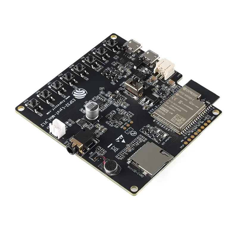 ESP32-LyraT-Mini開発ボード,オンボード,ESP32-WROVER-Eモジュール,aec,agc,ns,wwe,オーディオアシスタンスボード