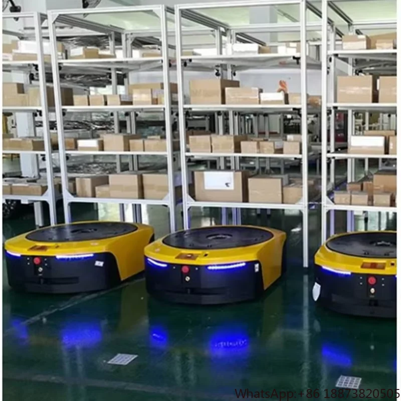 AGV Transport Warehouse Carry 300kg Logistics Robots Support Secondary Development Autonomous Factory Delivery Robot AMR agv