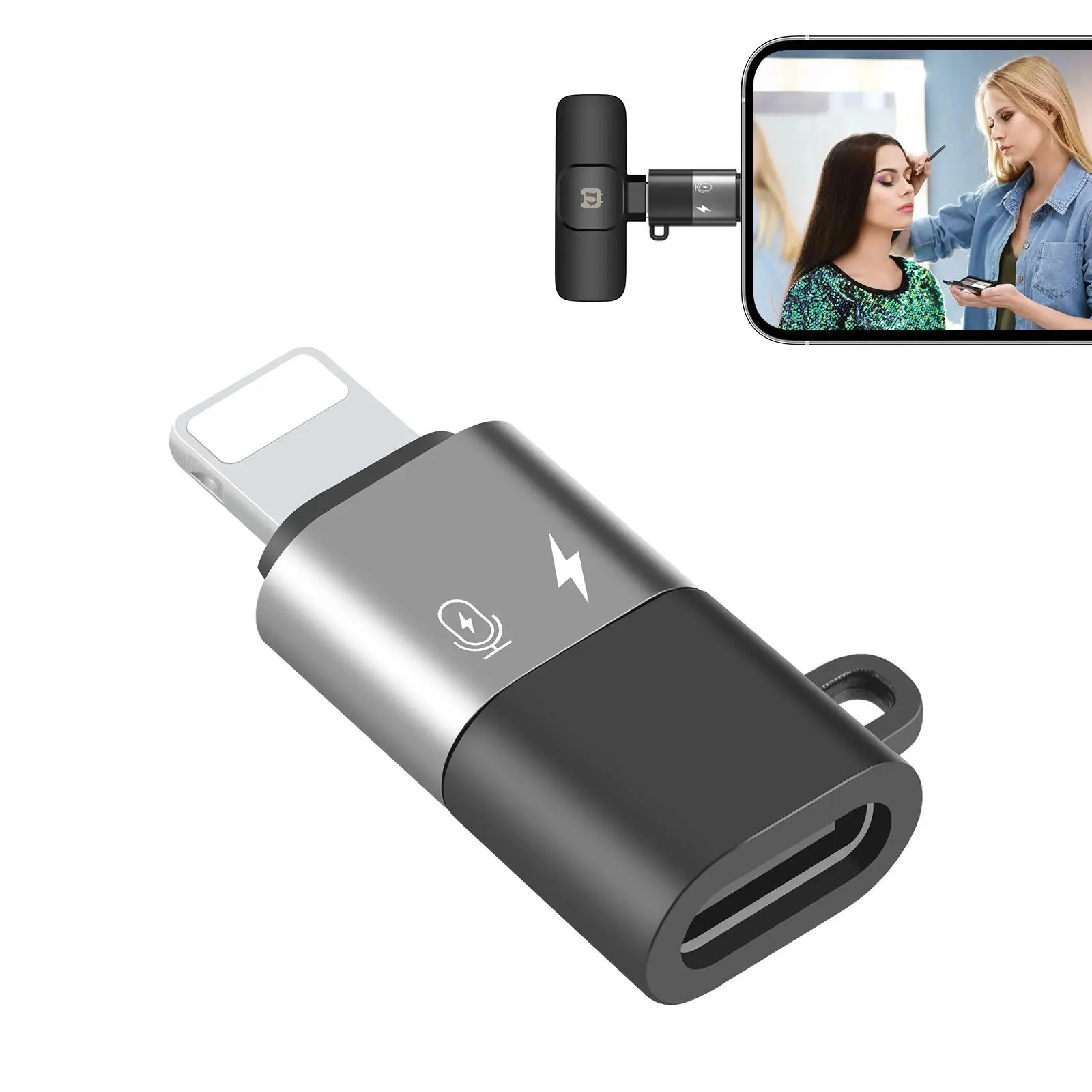 

Адаптер PULUZ USB-C / Type-C на 8-контактный OTG (не применимо к серии Apple 16)