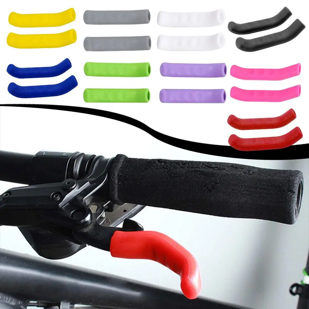 Bicycle Brake Handle Cover TPR MTB Grips Bicycle Handlebar Bike Cover Anti-slip Protective Accessories Bicycle Gear Protect O6D7