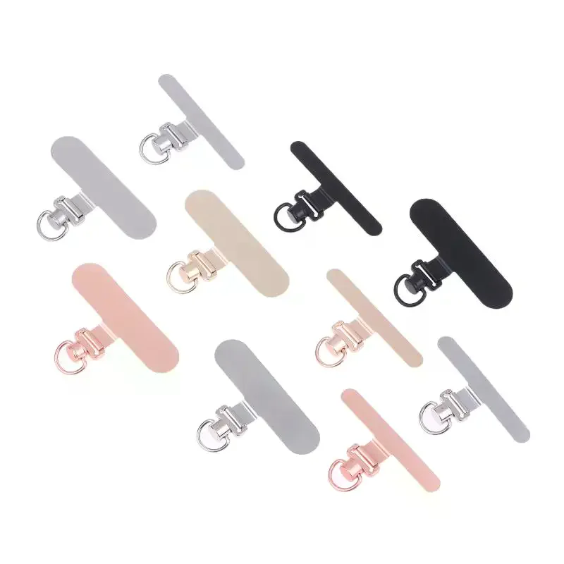 1Pcs Metal Phone Lanyard Gasket Patch Detachable Mobile Phone Rope Card Clip Universal Anti-Lost Phone Strap Holder Adapter