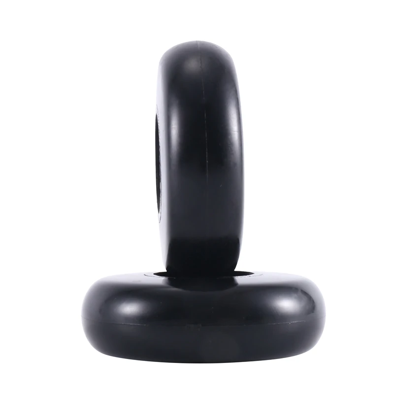 Сменные колеса для чемодана 55 мм X 18 мм, полиуретановые поворотные роликовые колеса, подшипники из углеродистой стали, ремонтные комплекты черного цвета