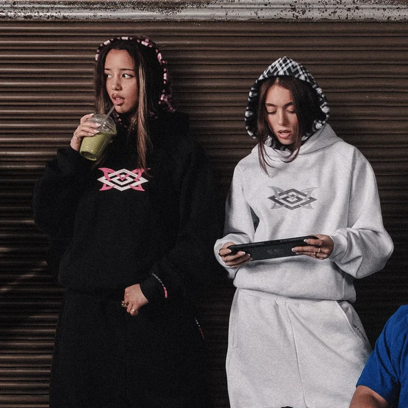 

Fashion Mertra Tracksuit Retro American Hip Hop Street styl Men's / Women's Pullover Hoodies Tops & Pants Casual Sportswear Set