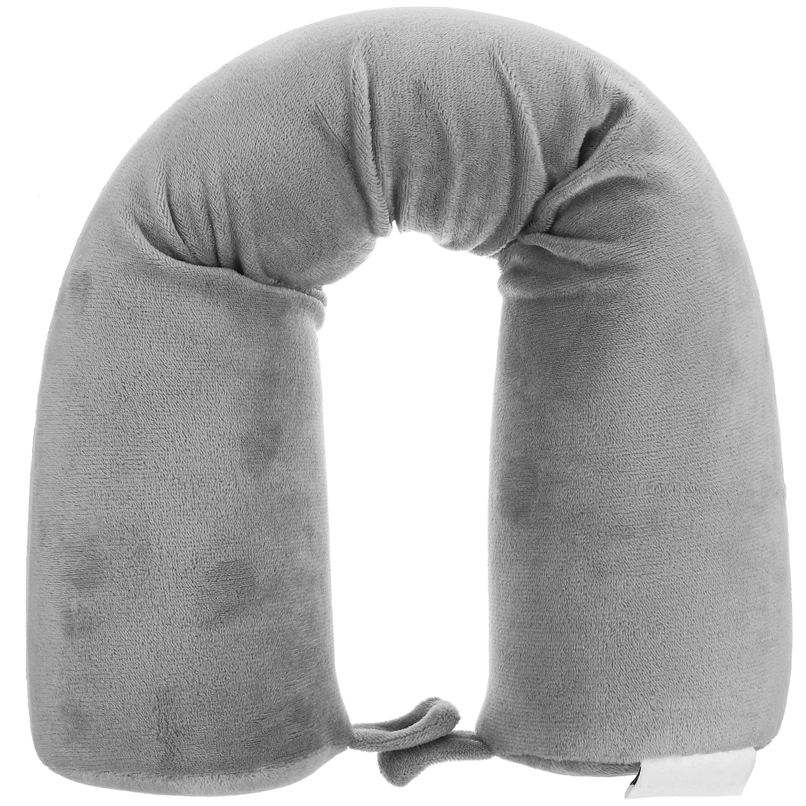 Neck Pillow Cervical Support Shaped Column Portable Office Grey Memory Foam U-shaped Versatile Ergonomic Design For Legs Back