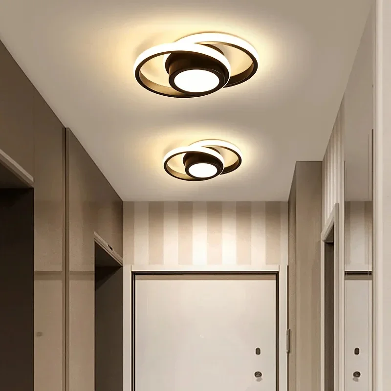 Plafonnier LED avec capteur de corps, luminaire de plafond, éclairage pour allée, entrée, Cisco, Everakroom, 36W, 32W