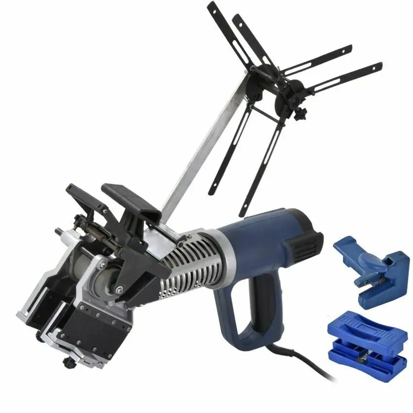 

Small Electric Edge Banding Machine Portable Curve Straight Manual Woodworking Edge Bander Equipment Tool 220V