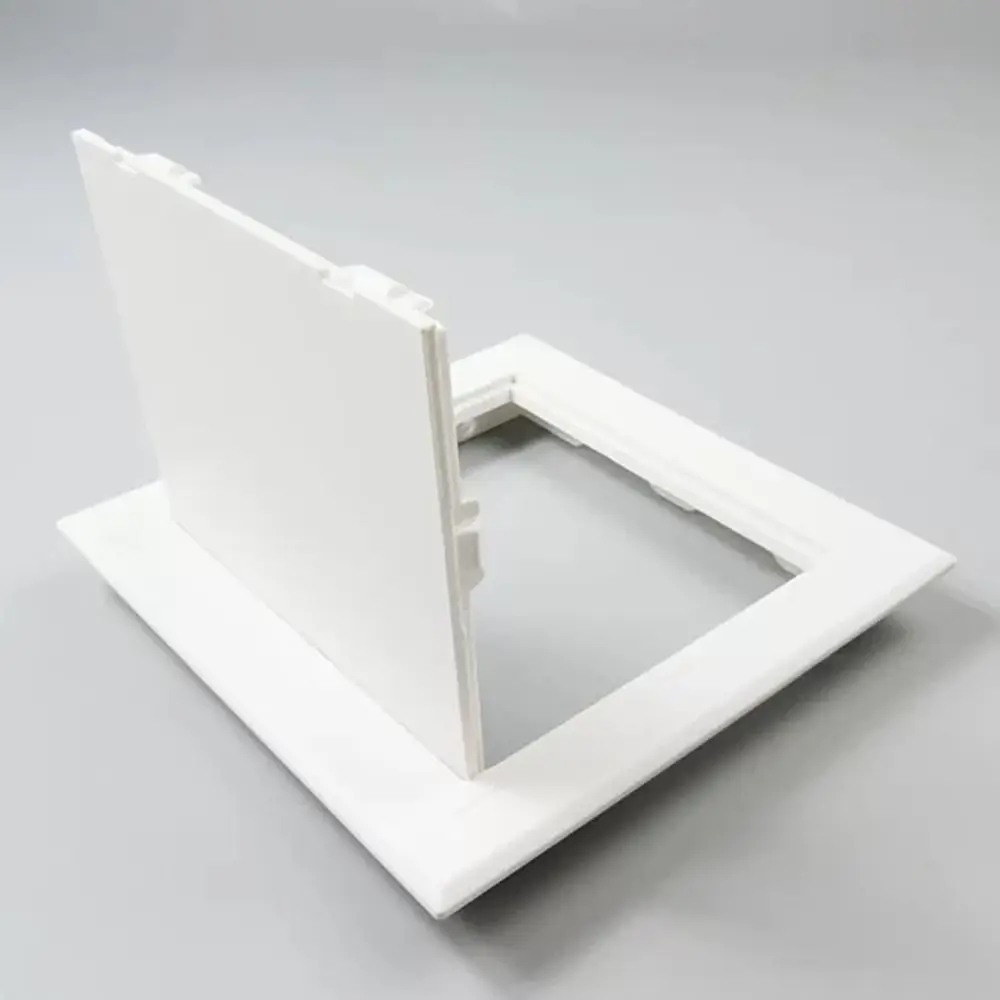 Inspection Port White Access Panel Door Plastic Opening Flap Cover Plate ABS Access Hatch Cover Removable Doors Wall Ceiling