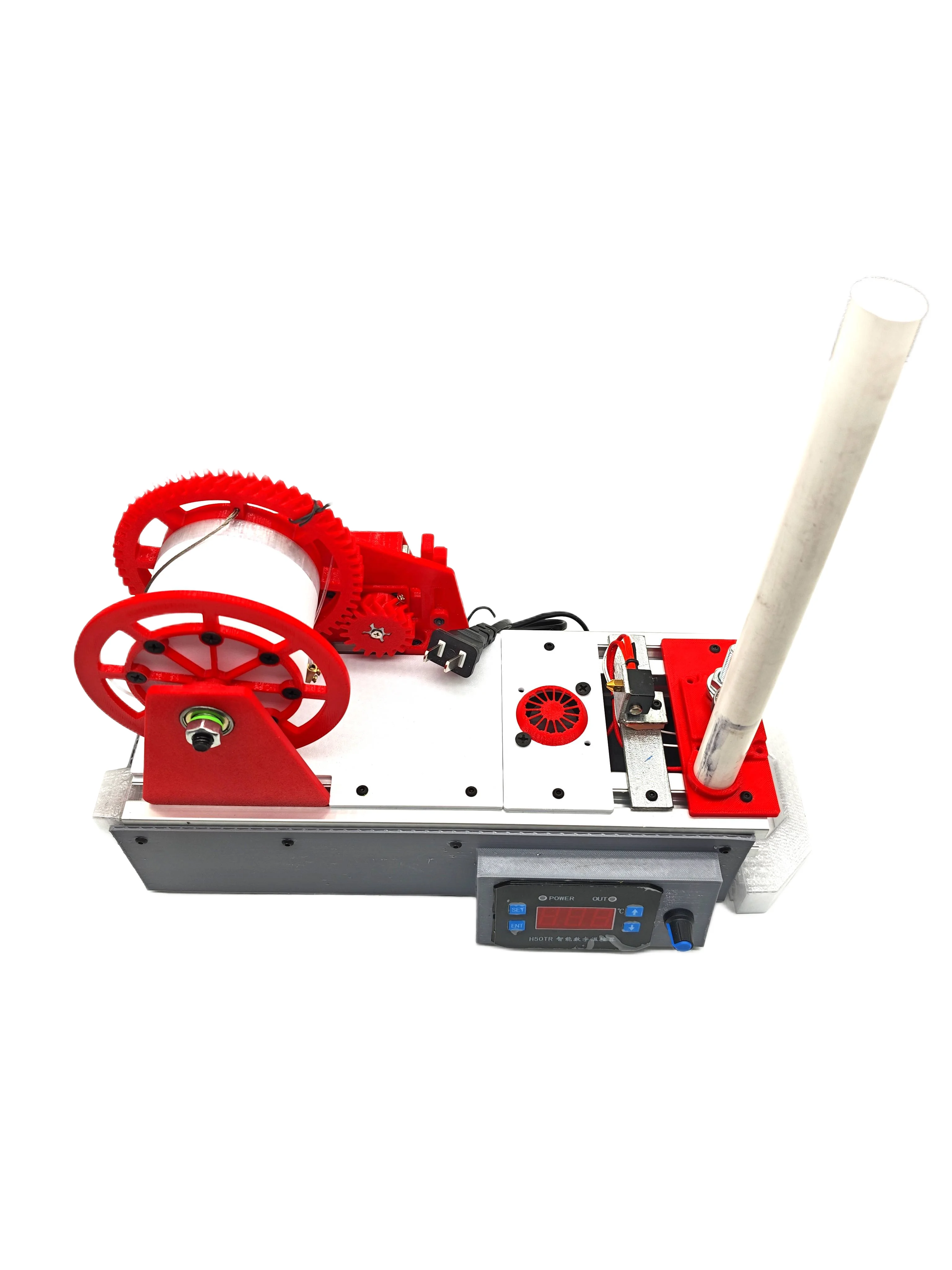 Plastic Bottle Shreds Filament Maker Small-Scale Recycling into 3D Printing