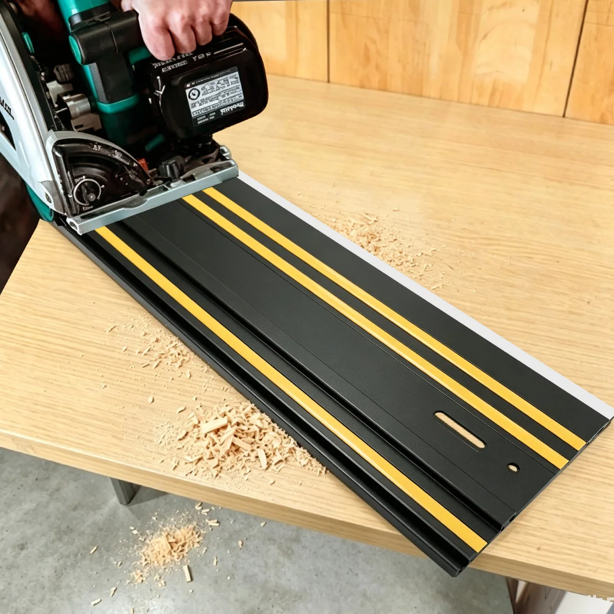 600mm Cutting Guide Rail Track, Circular Saw Slide Track Compatible with Festool, Woodworking Straight Cutting Slide Guide Rail