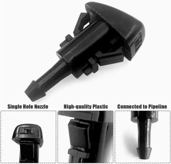 

Genuine 1pc Front Windshield Wiper Nozzle for MG MG6 2017-2022 MGHS MGEHS MG5 2020-2023