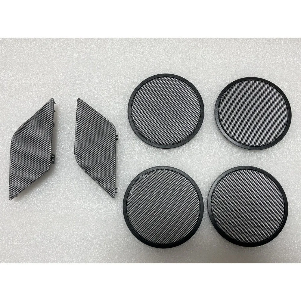 6 Pcs Car Door Speaker Cover Set For BMW X3 G01 2018-2022 Rear Door Tweeter Speakers Trim Cover Set High Range Midrange Set