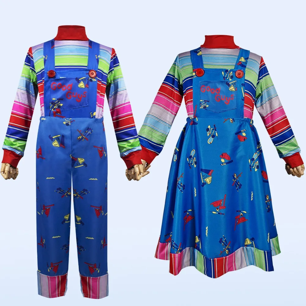 

Аниме Хэллоуин костюм куклы-призрака страшный комбинезон «Кошмар» комбинезон кукла-убийца платье для детей и взрослых карнавальный костюм для косплея