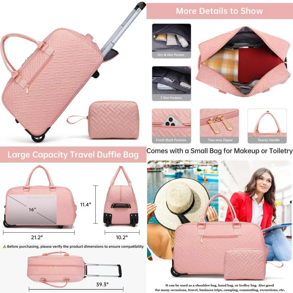 

Дорожная спортивная сумка с отделением для обуви, женская сумка для выходных на ночь, спортивная сумка для ручной клади с мокрым карманом и туалетными принадлежностями или