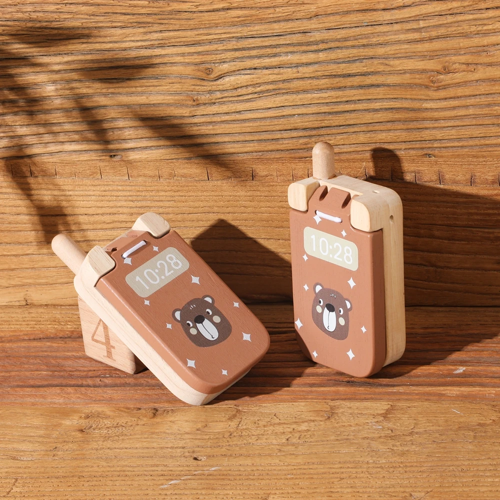 Montessori Baby Spielzeug Cartoon Flip Handy Mit Spiegel Kinder Finger Drücken Und Die Sinne Berühren Die Spielzeug Mobile Schlüssel Lernen – Detail 11
