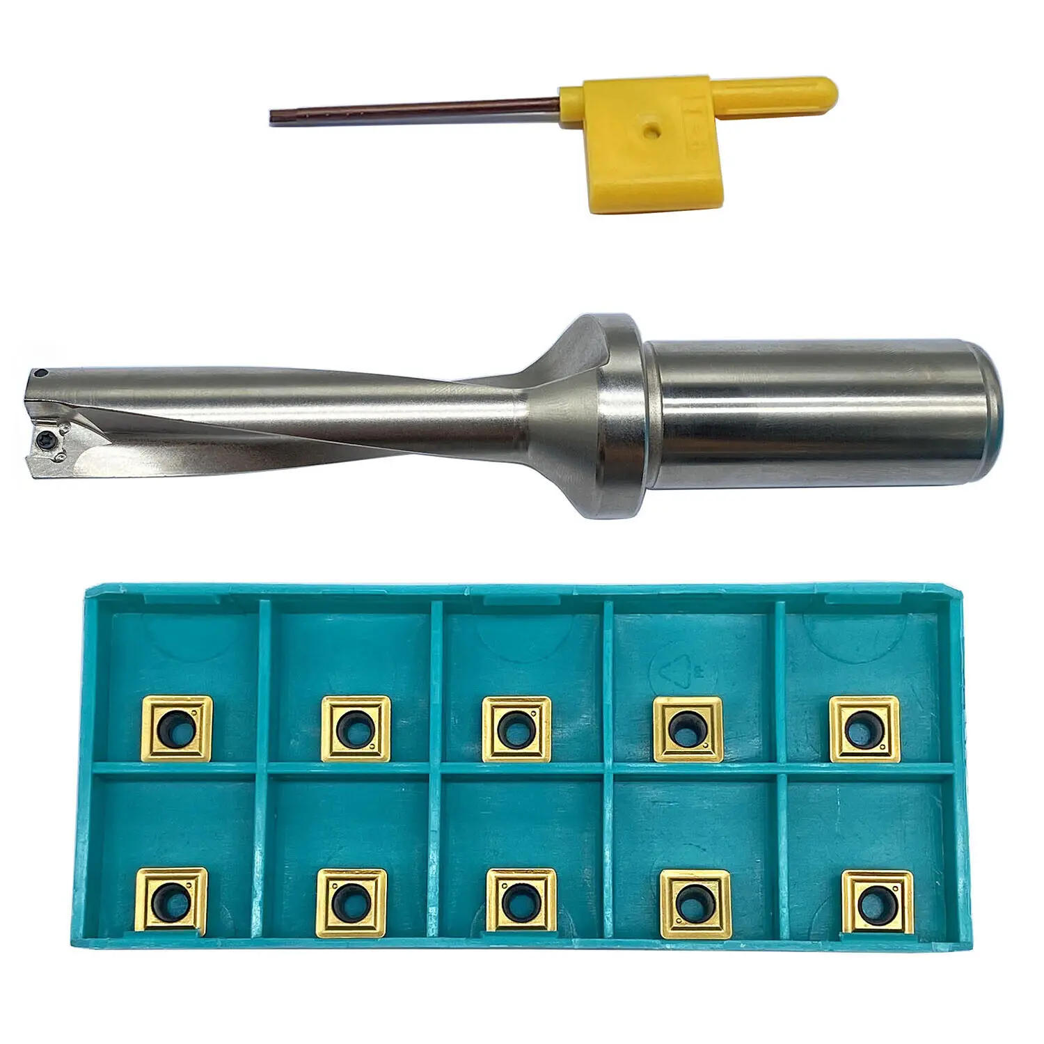 

10pcs SPMG060204 with 19-4D-C25 shank dia 25mm indexable fast U drill tool