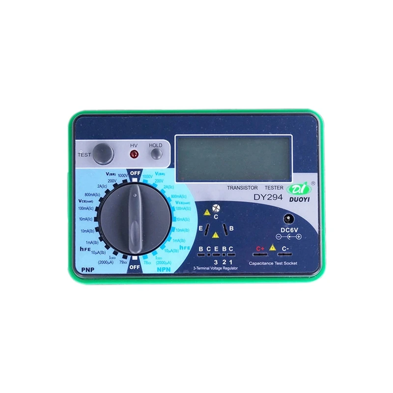 DUOYI 1 Piece DY294 Digital Transistor DC Parameter Tester Field Effect Tube Tester Multifunction Semiconductor Tester