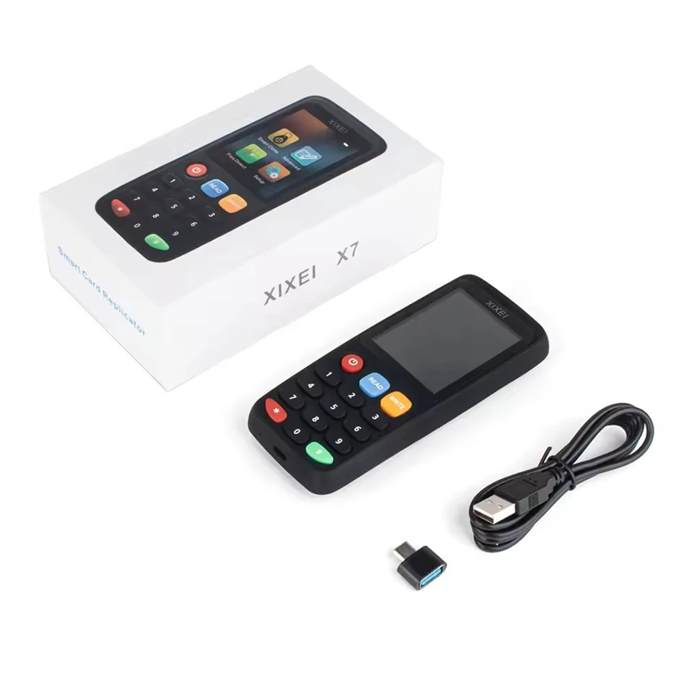 ﻿   قارئ البطاقات الذكية بموجات الراديو X7 125 كيلو هرتز ناسخة شارة 13.56 ميجا هرتز Nfc فك الناسخ Ic Id رقاقة العلامة استنساخ Ntag213 215 مفتاح الكاتب