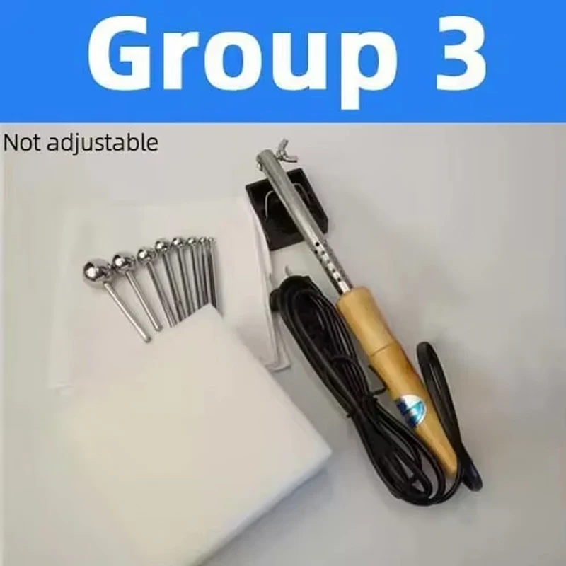 DIY Stof Bloem Strijkmachine Tool Set Verstelbare Temperatuur Soldeerbout Bal Troffel voor Bloemen Maken