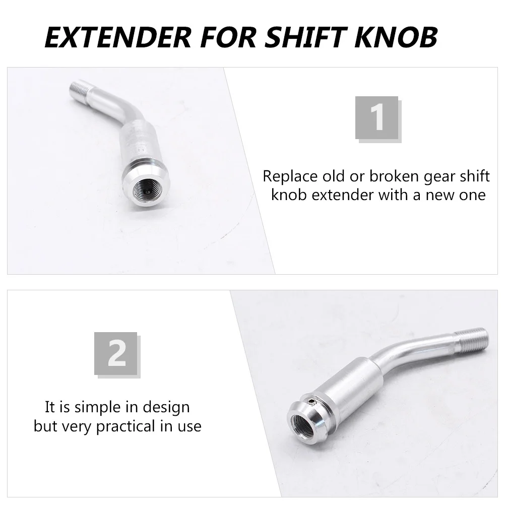 

Gear Knob Extender Gear Shifter Lever Bend Extension Compatible for T4 Car Height Adjuster Lever Replacement Part