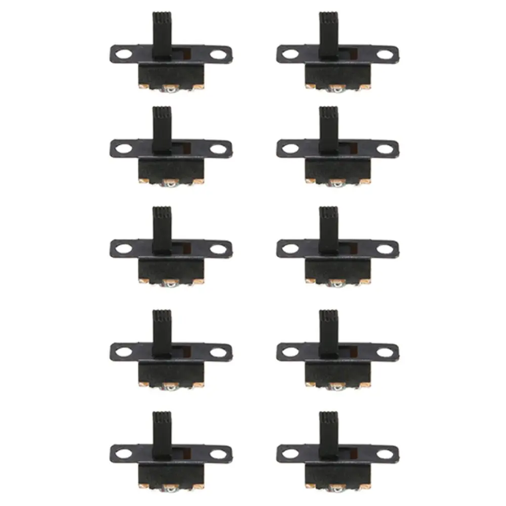 Small DIY Power Miniature Slide Black 3 Pin SPDT Electrical Component Switches Toggle Switch