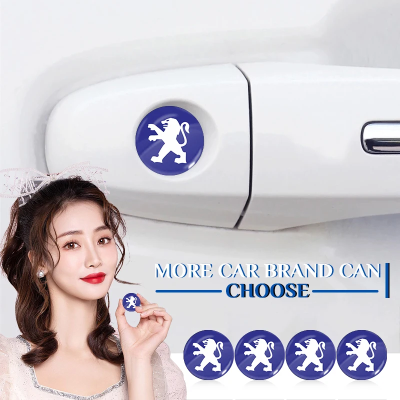 

Автомобильный дверной замок, наклейка на замочную скважину, наклейка на ключ, эмблема, авто для Peugeot 308 408 508 608 RCZ 208 3008 2008 206 207 307, автомобильные гаджеты