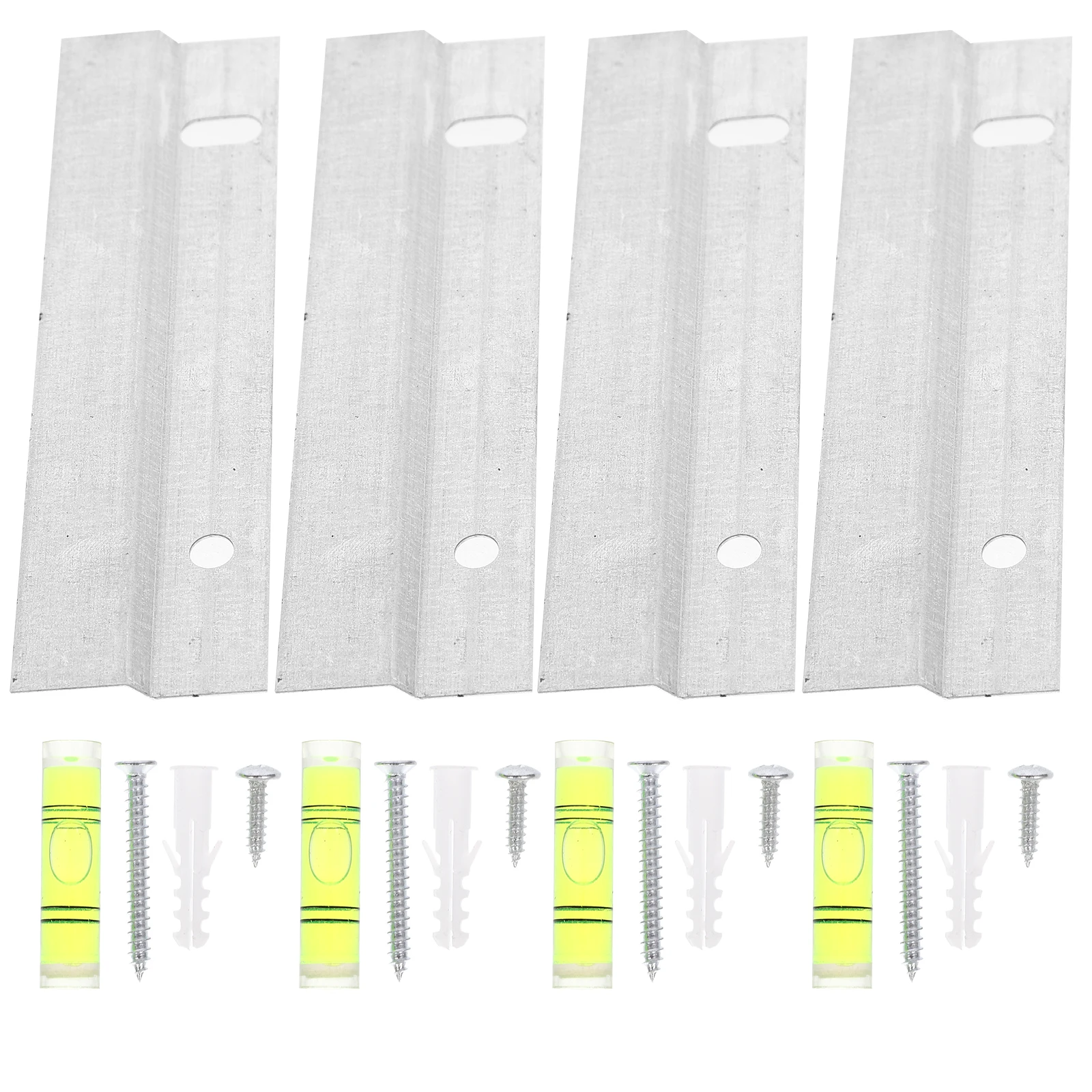 

3 Sets Z-shaped French Cleat Hangers Mirror Hanging Hardware Interlocking Picture Frame Wall Mounts Heavy Duty