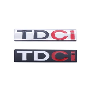3D Metal TDCI Letters Car Traseiro Trunk Emblema, crachá adesivo, decalques para Ford Kuga, Explorer, Transit Acessórios 12 principais vendas emblema ford - №12