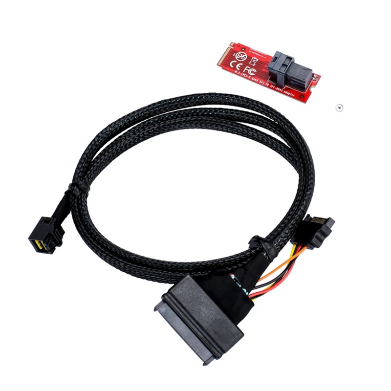 

M2 To U2 SFF8643 Adapter M.2 PCIE 4.0 Gen4 X4 To SFF8643 Board For Nvme U.2 SSD Cable Supports WIN8/10 Easy Install Easy To Use