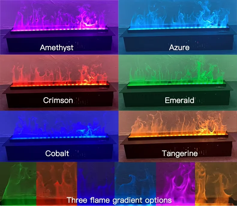Smart Steam LED Flamme TV-Ständer dekorative Kamin 5 Jahre Garantie stille automatische Wasser 3D Wasserdampf elektrischen Kamin 3D Simulation des thermischen Energiekamins Wohnzimmer Flamme dekorative Wasserdampf Ka – Detail 9