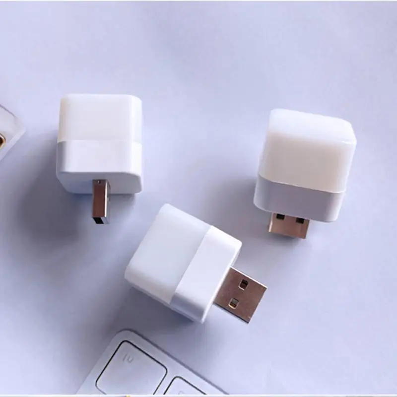 Usb Book Lights Reading Light Rechargeable Lamp Desk Lamp Mini Usb Plug Lamp Small Round Night Light