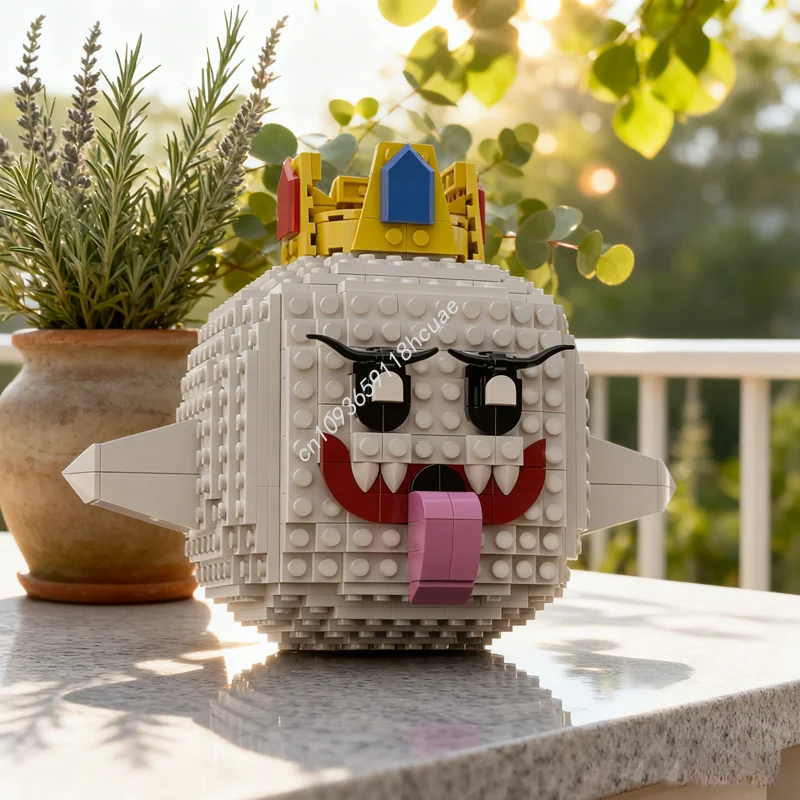 

351 шт. MOC King Boo, модель строительного блока, рождественский подарок, архитектура, сборная игрушка, сделай сам, творческое образование, день рождения