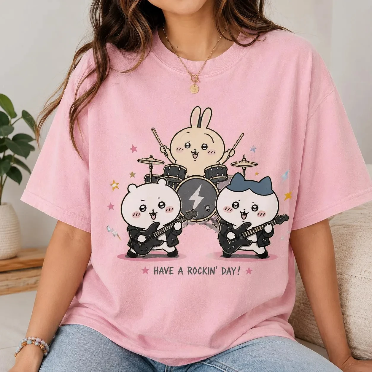 Minimalist Chiikawa Hachiware Graphic Crop T Shirt Simple Line Art Anime Printed Slim Cropped Top Ladies Y2K Basic Tees Daily
