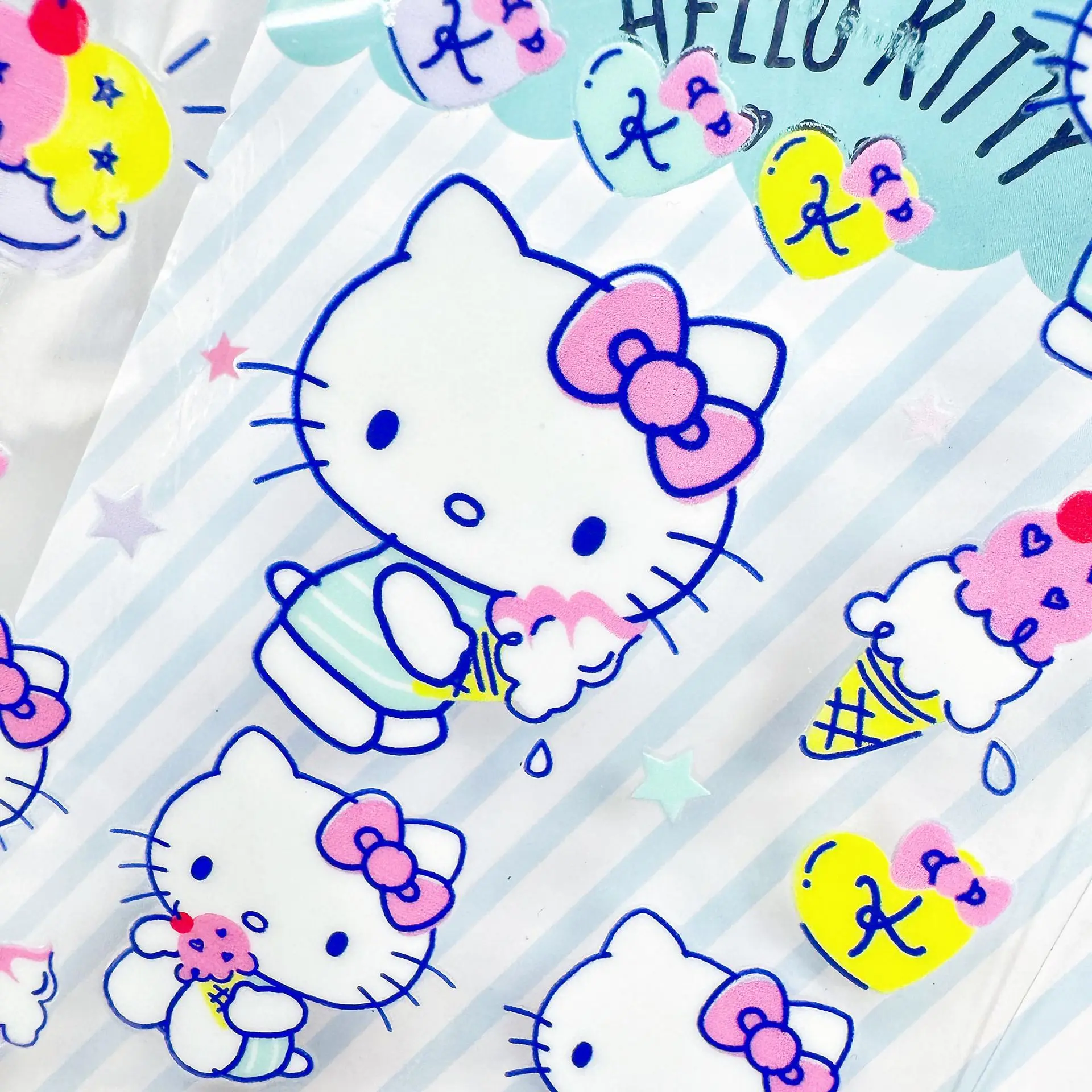 joytop Hello Kitty Transfer Stickers Cartoon Cute Aesthetic For Phone Case Pencil Case Scrapbook DIY Craft Decoration