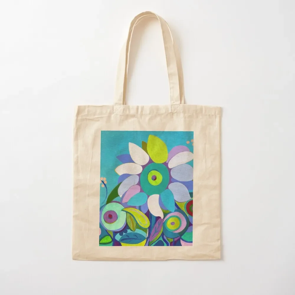 

Blue sunflower Tote Bag shoping bag hand bag ladies