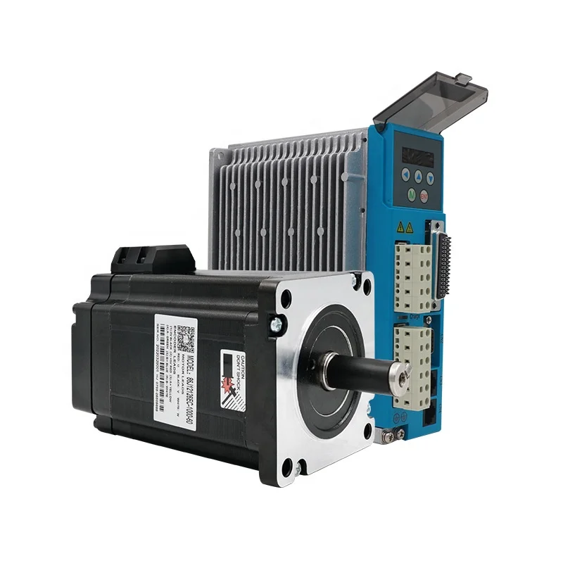 86J12126EC-1000-60 + 3HSS2208H-86 3-phase 220V Hybrid محرك سيرفو بحلقة مغلقة وسائق لملحقات آلة النقش